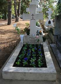 Могила И.А.Бунина на кладбище Сент-Женевьев-де-Буа